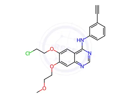 Chemical structure of Erlotinib Impurity 2