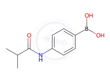 Chemical structure of (4-Isobutyramidophenyl)boronic acid