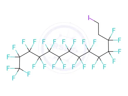 Chemical structure of 1-Iodo-1H,1H,2H,2H-perfluorotetradecane
