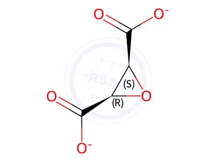 Chemical structure of Disodium cis-2,3-epoxysuccinate
