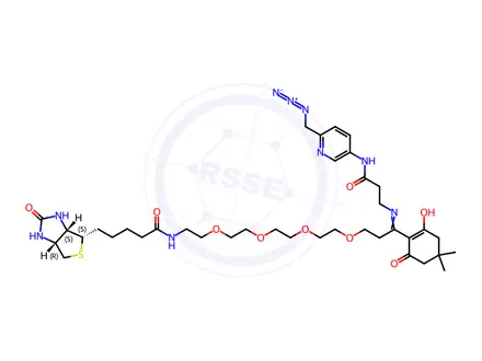 Chemical structure of Dde biotin picolyl azide