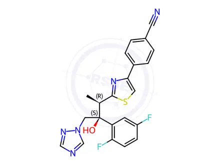 Chemical structure of Isavuconazole Impurity 23