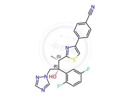 Chemical structure of Isavuconazole Impurity 22