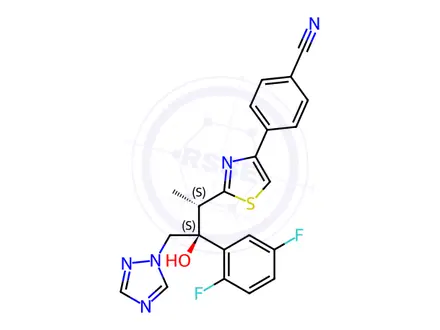 Chemical structure of Isavuconazole Impurity 24