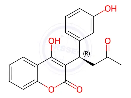 Chemical structure of Warfarin Sodium Impurity 66