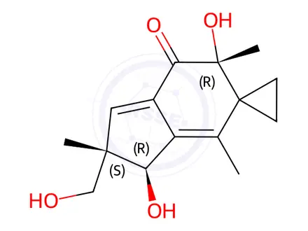 Chemical structure of Illudin S