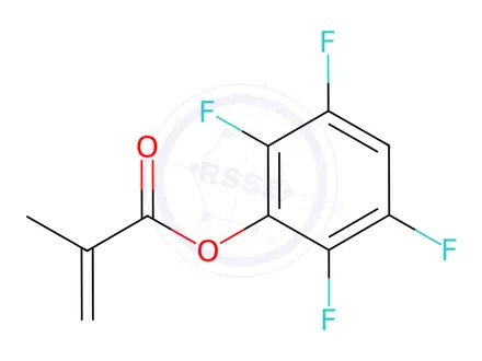 Chemical structure of 2,3,5,6-Tetrafluorophenyl methacrylate