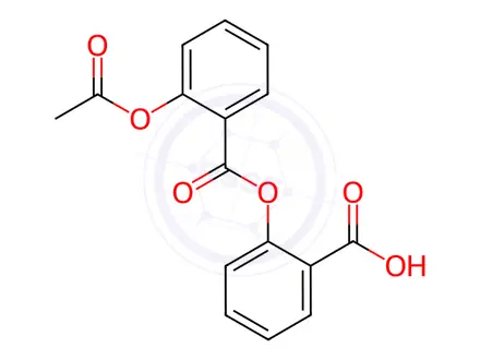 Chemical structure of Acetylsalicylic Acid EP Impurity D