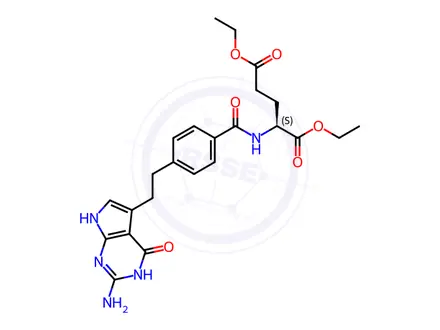 Chemical structure of Pemetrexed disodium Impurity 30