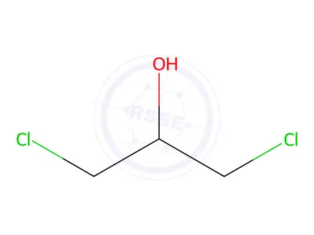Chemical structure of 1,3-Dichloro-2-propanol