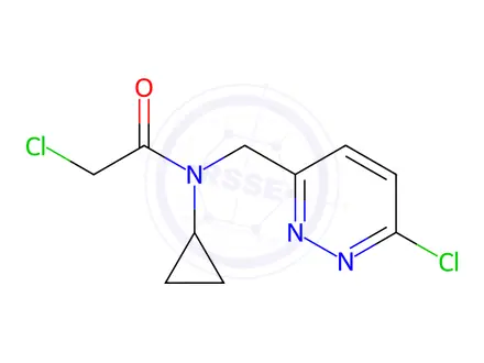 Chemical structure of 2-Chloro-N-((6-chloropyridazin-3-yl)methyl)-N-cyclopropylacetamide