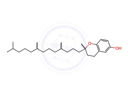 Chemical structure of DL-α-Tocopherol Impurity 56