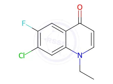 Chemical structure of Norfloxacin Impurity 25