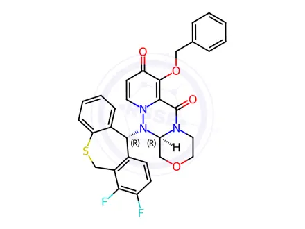 Chemical structure of Baloxavir Marboxil Impurity 18
