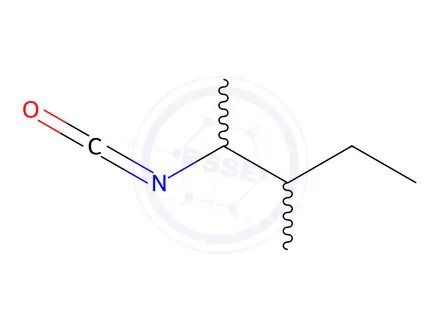 Chemical structure of 2-isocyanato-3-methylpentane