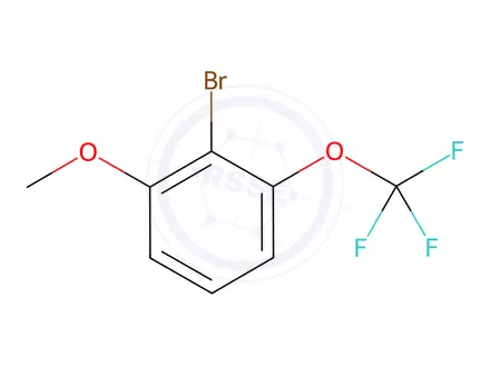 Chemical structure of 2-Bromo-1-methoxy-3-(trifluoromethoxy)benzene