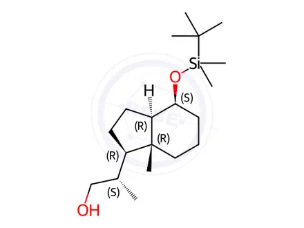 Chemical structure of Lythgoe diol 4-TBDMS ether