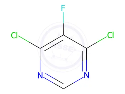 Chemical structure of 4,6-Dichloro-5-fluoropyrimidine