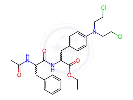 Chemical structure of Melphalan Flufenamide Impurity 7