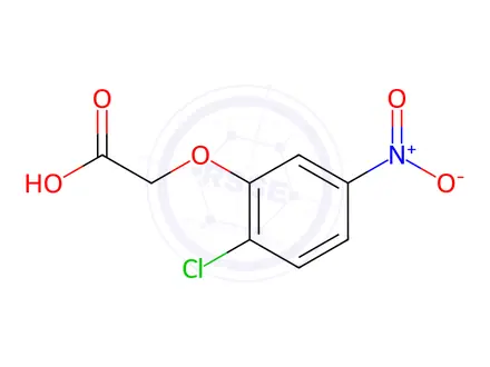 Chemical structure of Acetic acid, 2-(2-chloro-5-nitrophenoxy)-