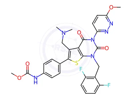 Chemical structure of Relugolix Impurity 130