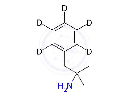 Chemical structure of Phentermine-d5 hydrochloride