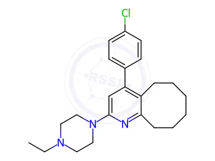Chemical structure of Blonanserin Impurity M
