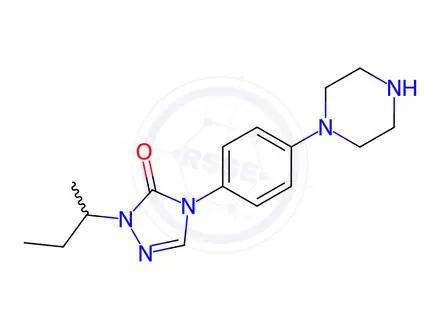 Chemical structure of Itraconazole Impurity 20