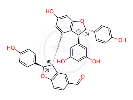 Chemical structure of Viniferin Impurity 3