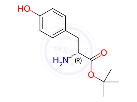 Chemical structure of D-Tyrosine tert-Butyl Ester