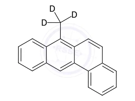 Chemical structure of 7-Methylbenz[a]anthracene-d3