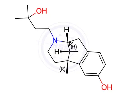 Chemical structure of Pentazocine Impurity 3