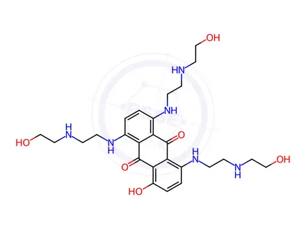Chemical structure of Mitoxantrone Impurity 8