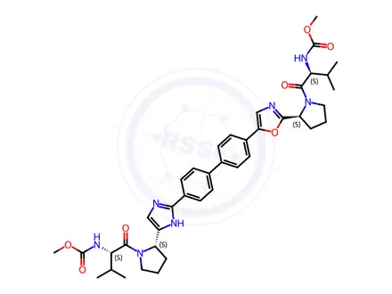 Chemical structure of Daclatasvir Hydrochloride Impurity 43