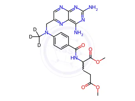 Chemical structure of Methotrexate-d3 Dimethyl Ester