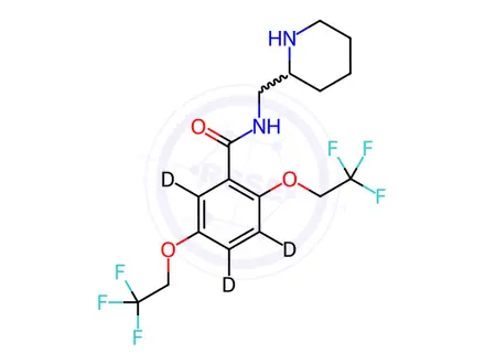 Chemical structure of Flecainide-d3