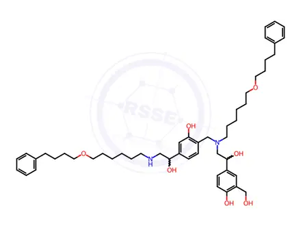 Chemical structure of Salmeterol Xinafoate Impurity 29