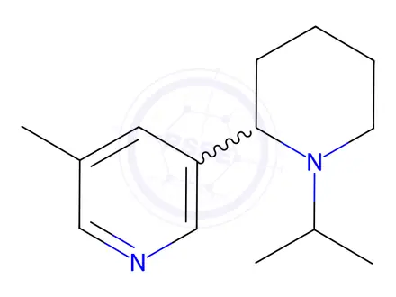 Chemical structure of 3-(1-Isopropylpiperidin-2-yl)-5-methylpyridine