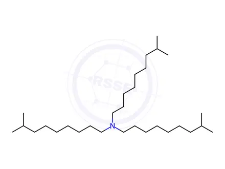 Chemical structure of triisodecylamine