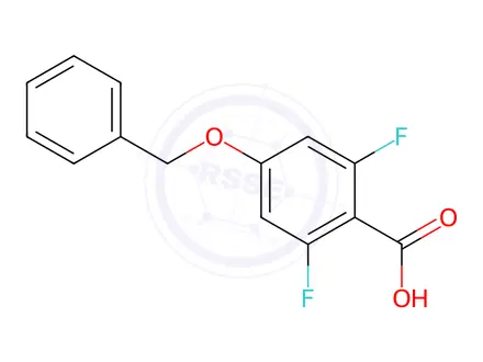 Chemical structure of 4-Benzyloxy-2,6-difluorobenzoic acid