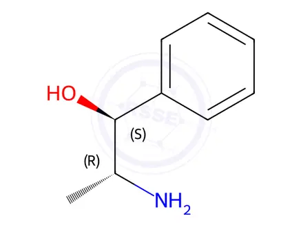 Chemical structure of (1S,2R)-Norephedrine Hydrochloride