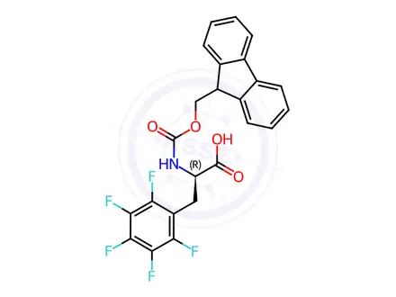Chemical structure of Fmoc-pentafluoro-D-Phe-OH
