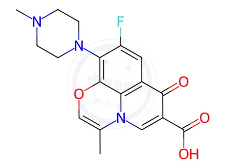 Chemical structure of Ofloxacin Impurity 5