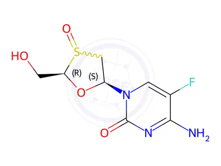 Chemical structure of Emtricitabine Impurity 8