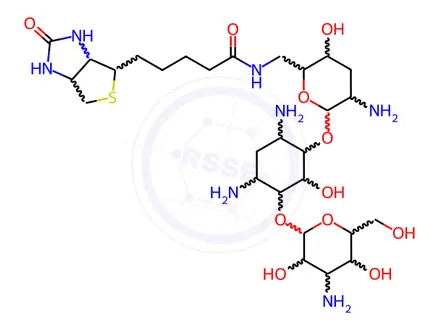 Chemical structure of Biotin Impurity 26
