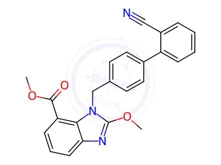 Chemical structure of Azilsartan Impurity 140