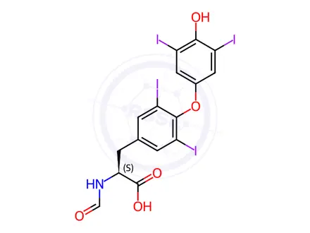 Chemical structure of Levothyroxine Impurity 17