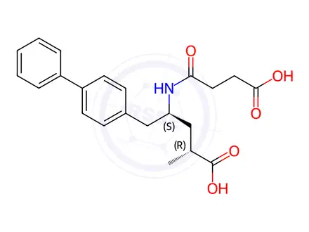 Chemical structure of LCZ696(valsartan + sacubitril) impurity 4