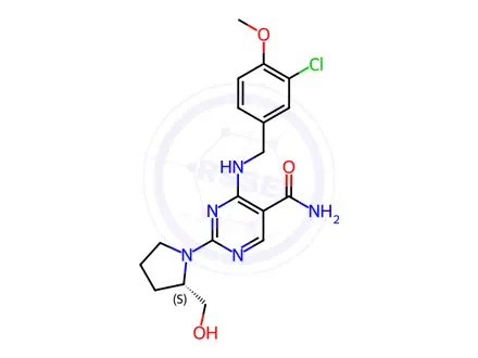 Chemical structure of Avanafil Impurity 1