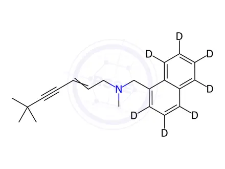 Chemical structure of Terbinafine-d7 Hydrochloride